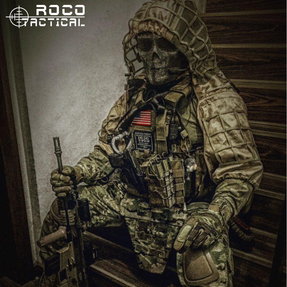 Ghillie Suit Woodland - Rocotatático militar sniper ghillie viper capuz