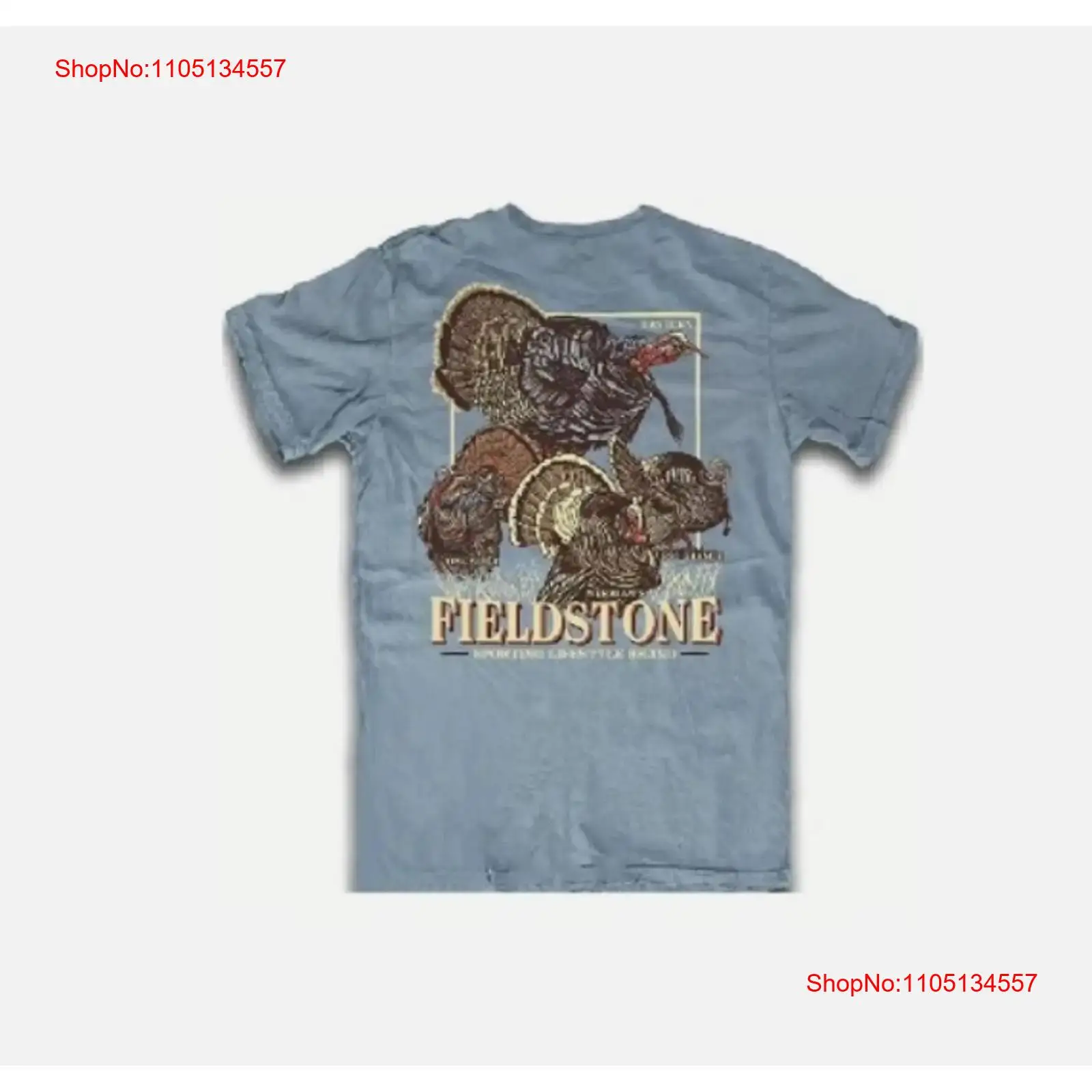 Wildman Hunting & Outdoor Robertson Photos - Fieldstone turquia caça t camisa grand