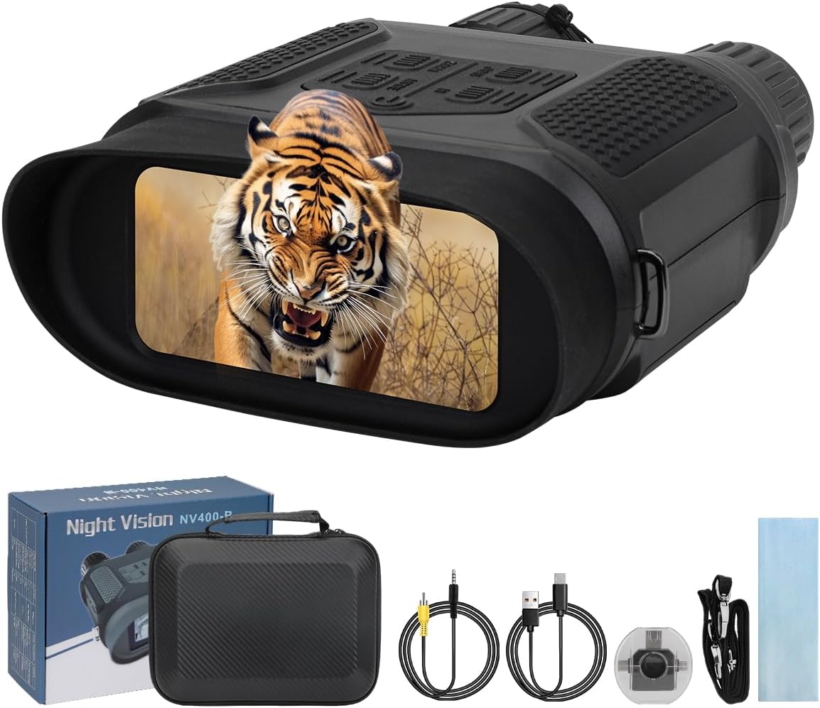 Outdoor Hunting Digital Night Vision - Binóculos com visão noturna, infravermelhos digitais,
