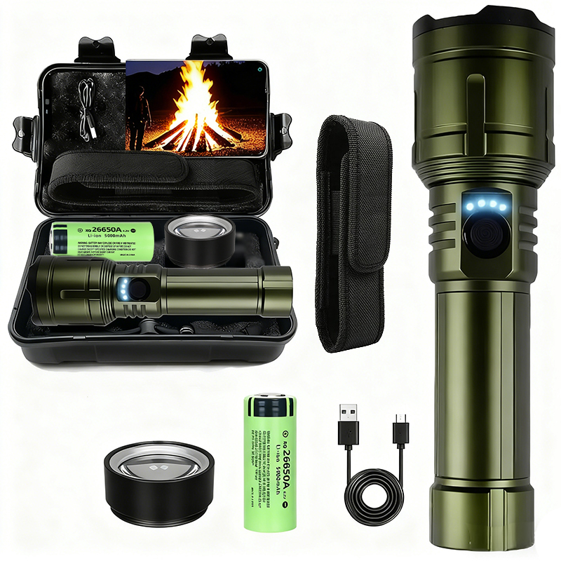 Tactical Flashlight Rechargeable - Ultra poderosa lanterna de ignição concentrada