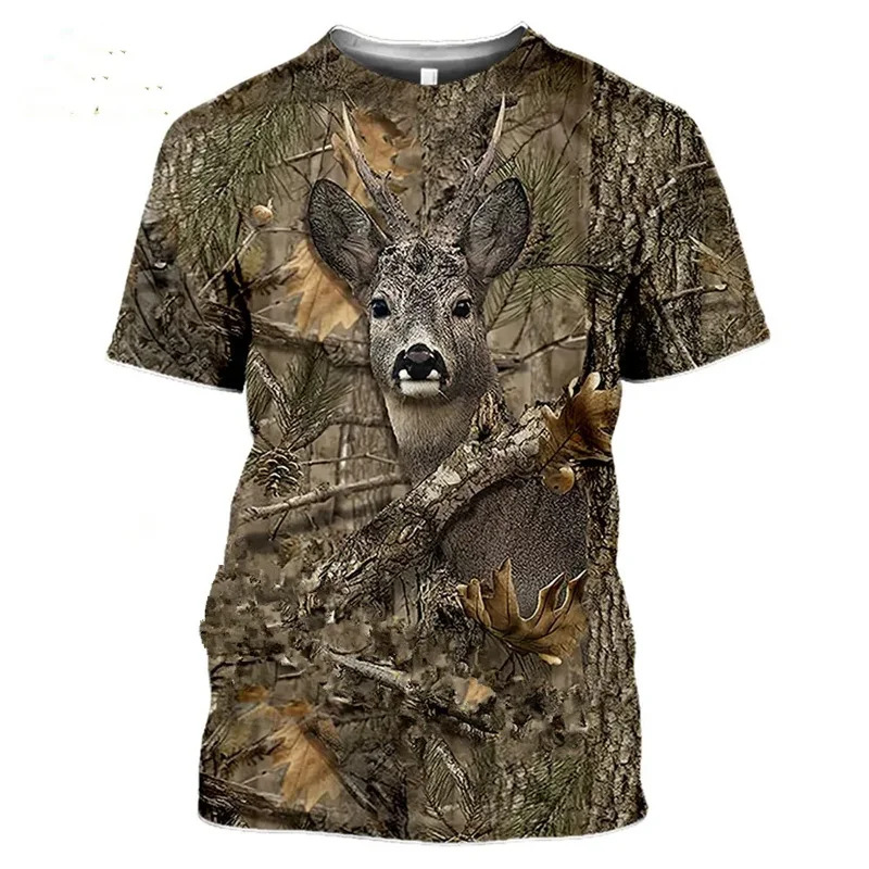 Wildman Hunting & Outdoor Robertson Photos - Camiseta 3D Camuflada de Caça de