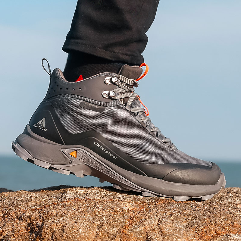 Outdoor Hunting Boots For Men - Calçados de Hiking HUMTTO para Homens,