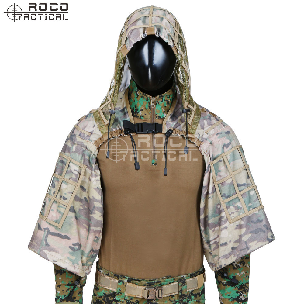 Rocotatático militar sniper gh - Ghillie Suit Woodland avaliação e preço