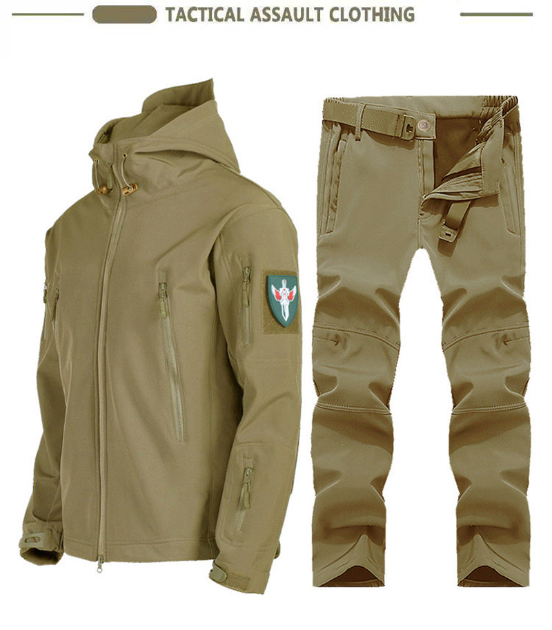 Nova Jaqueta Tática Soft Shell - Men'S Outdoor Hunting Jacket avaliação e preço