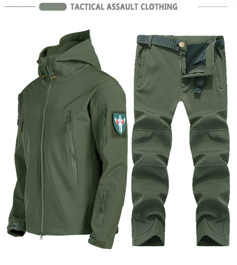 Nova Jaqueta Tática Soft Shell - Men'S Outdoor Hunting Jacket avaliação e preço