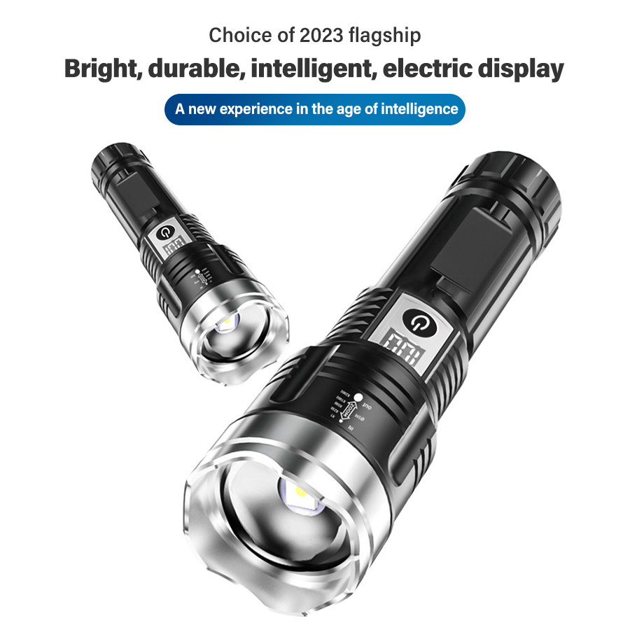 Lanterna led de alta potência, - Tactical Flashlight Rechargeable avaliação e preço