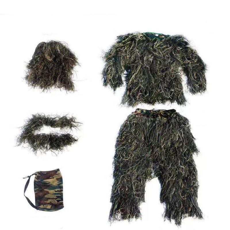 3D Bionic Folha Camuflagem Ghi - Ghillie Suit Woodland avaliação e preço