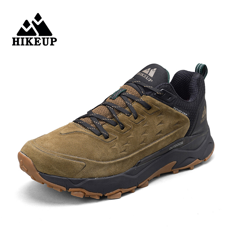 Hikeup sola de borracha sapato - Outdoor Hunting Boots For Men avaliação e preço