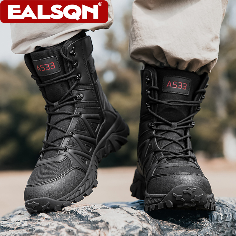 Botas de cano alto para homem, - Outdoor Hunting Boots For Men avaliação e preço