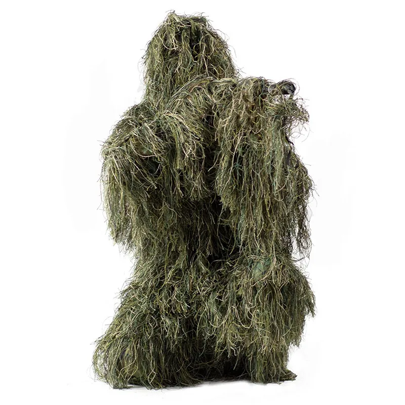 5 pçs adulto ghillie terno cri - Ghillie Suit Woodland avaliação e preço