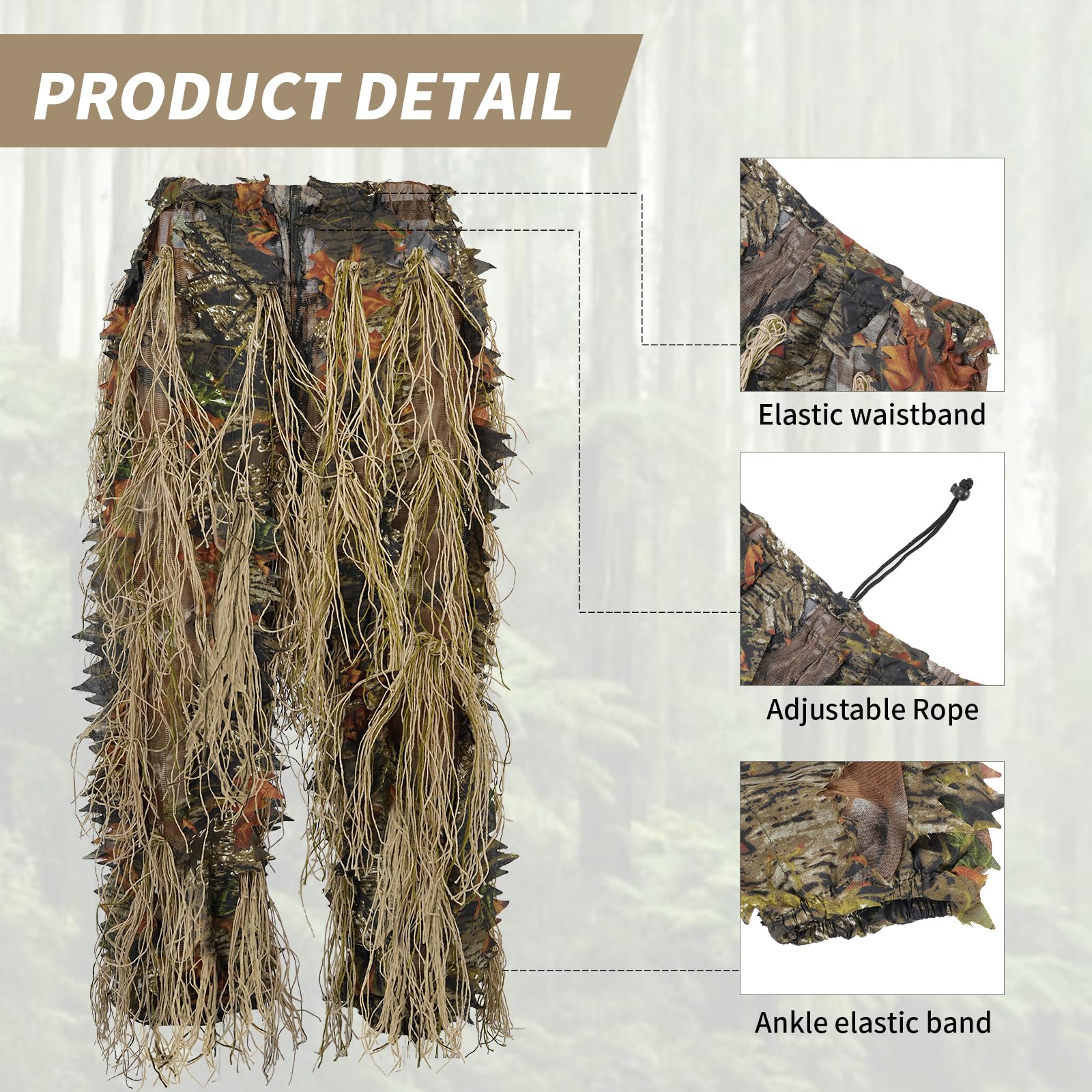 Joaxor ghillie terno gilly caç - Ghillie Suit Woodland avaliação e preço