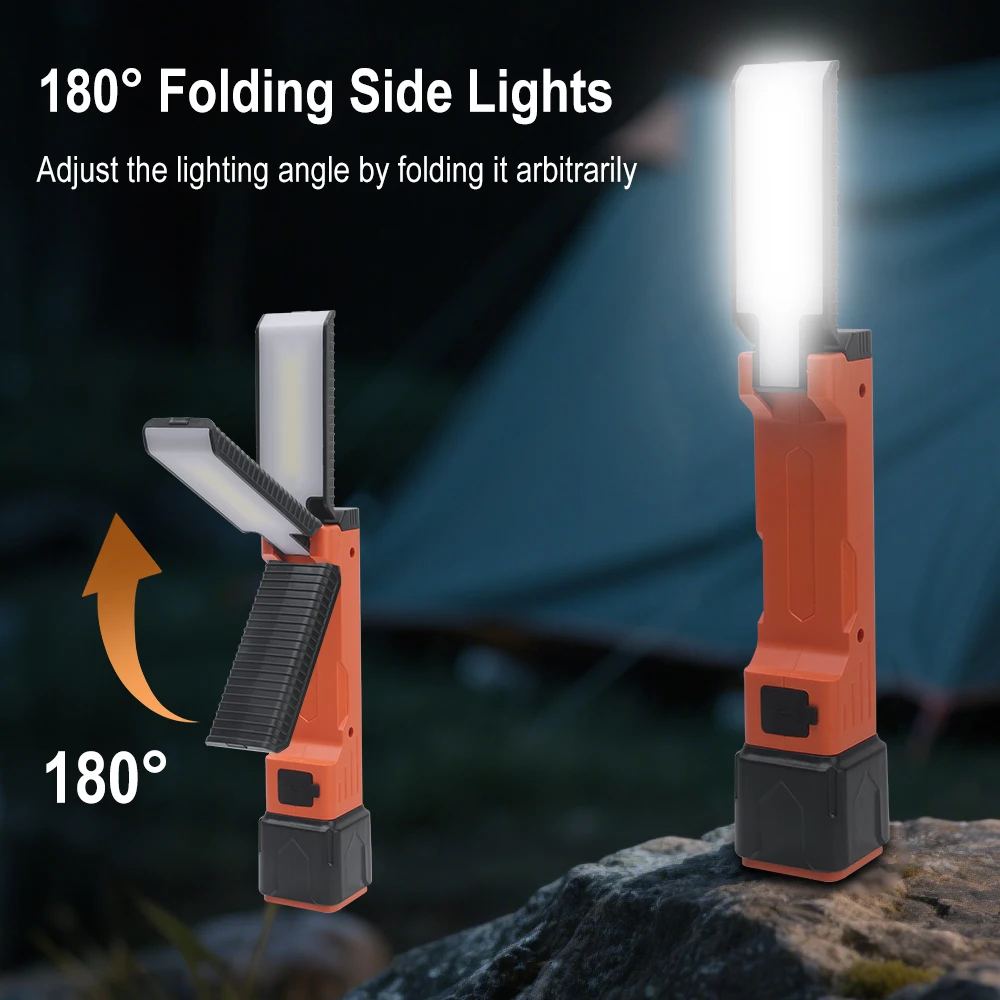 Boruit 300lm led luz de trabal - Tactical Flashlight Rechargeable avaliação e preço
