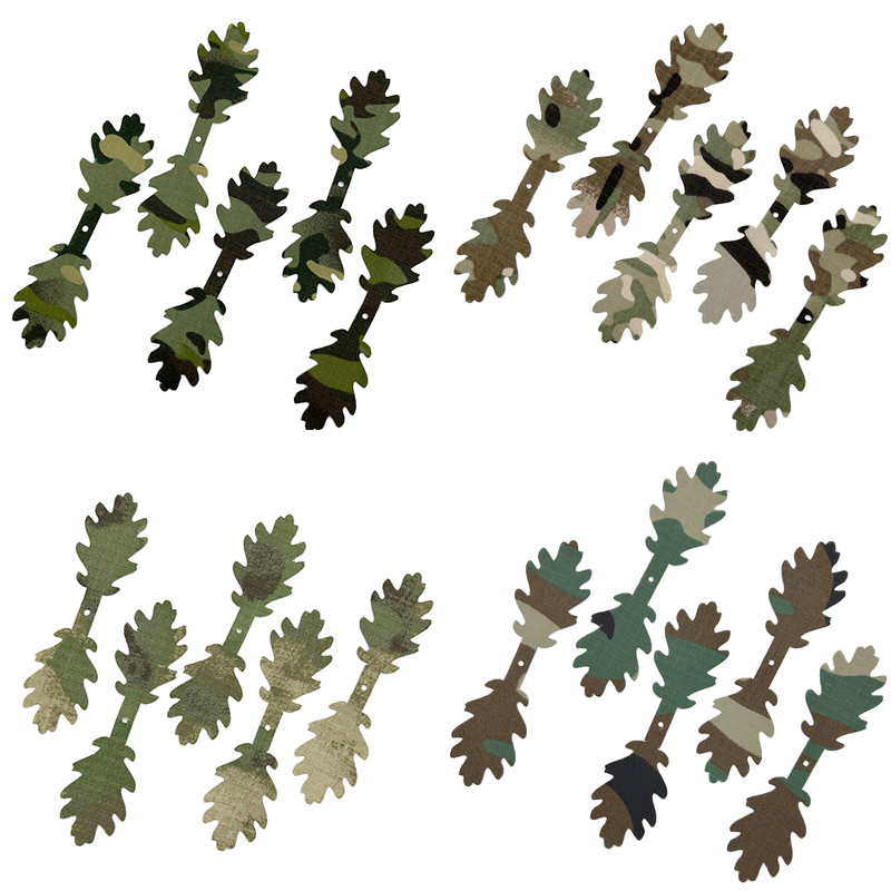 5 pçs/set 3d camuflagem tiras  - Ghillie Suit Woodland avaliação e preço