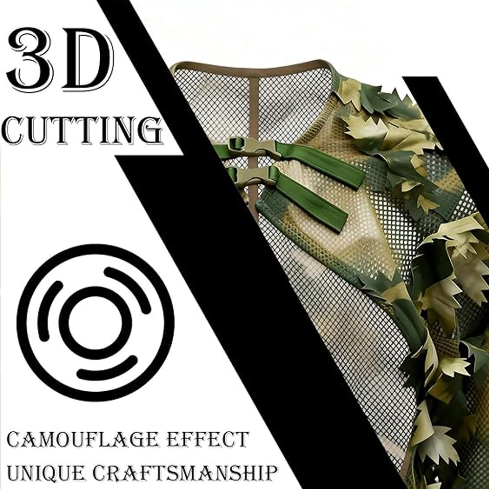Jaqueta Camuflada Estilo Capa  - Ghillie Suit Woodland avaliação e preço