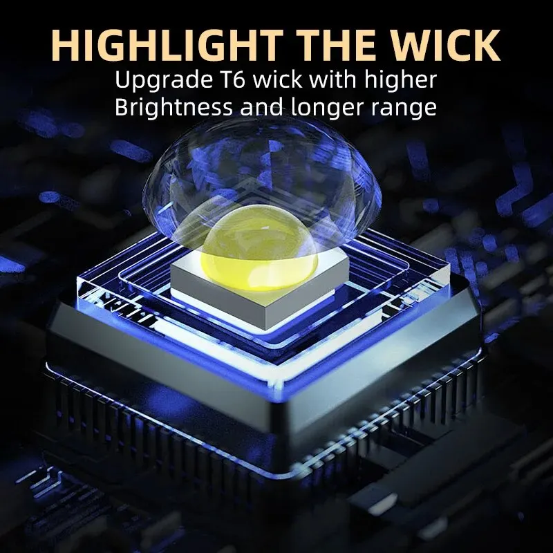 Lanterna Portátil Mini LED de  - Tactical Flashlight Rechargeable avaliação e preço