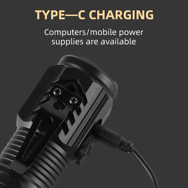 Lanterna Portátil Mini LED de  - Tactical Flashlight Rechargeable avaliação e preço