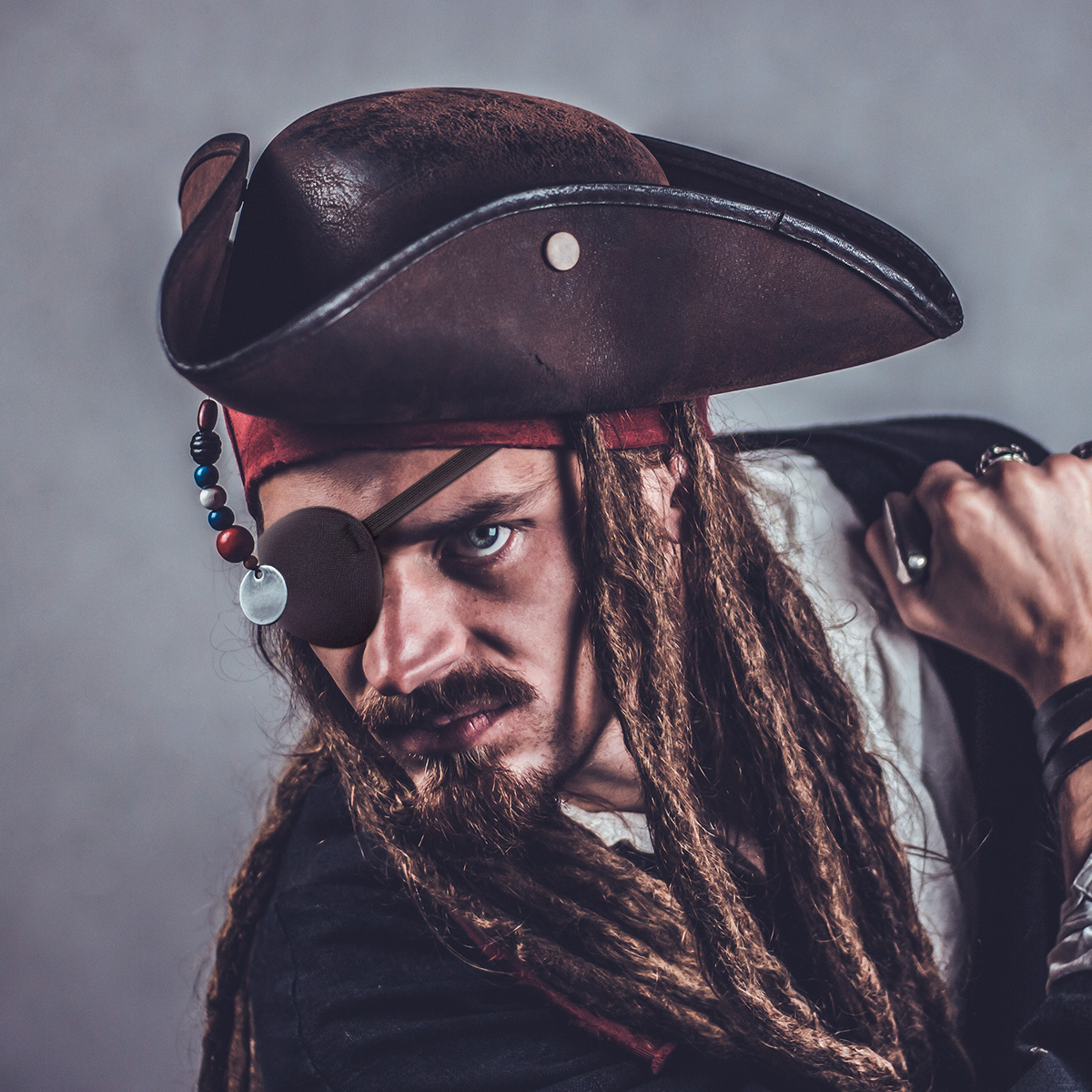 Pirate Single Eye Patch para p - Hunting Blind Fabric avaliação e preço