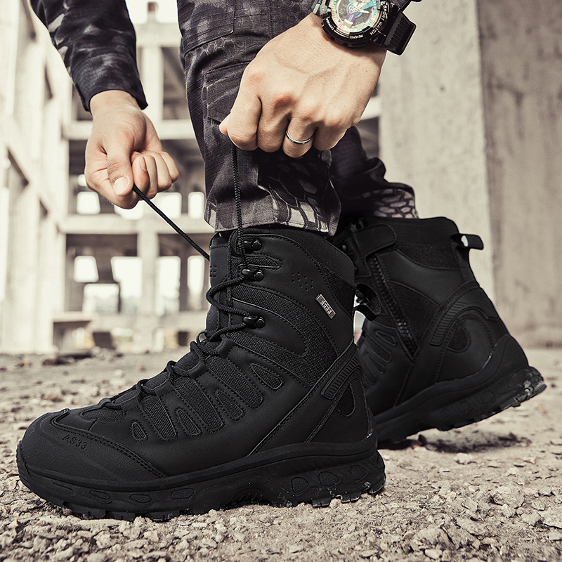 Novos homens botas táticas mar - Outdoor Hunting Boots For Men avaliação e preço