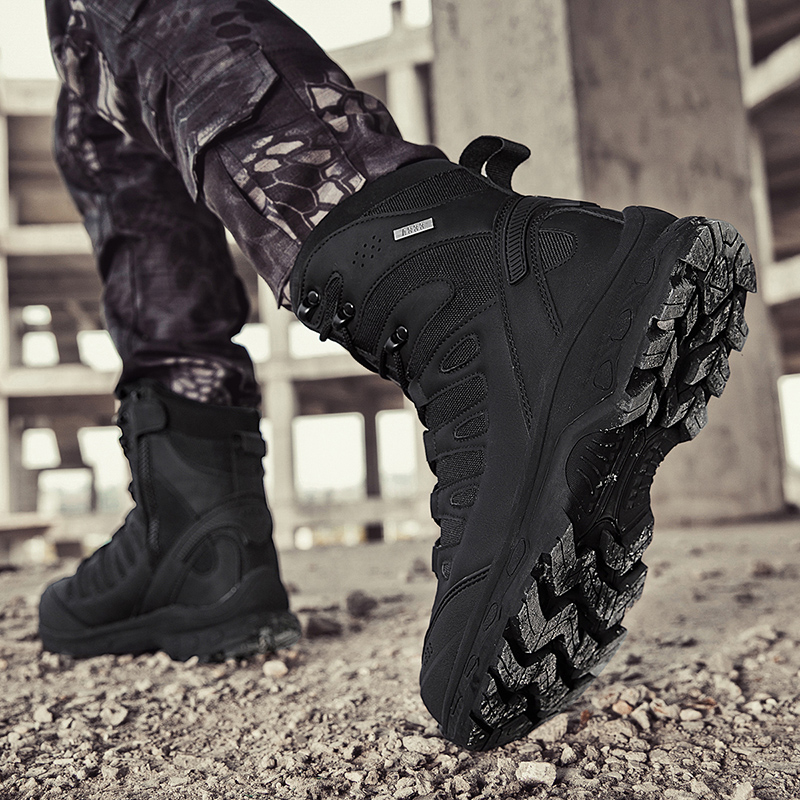 Novos homens botas táticas mar - Outdoor Hunting Boots For Men avaliação e preço