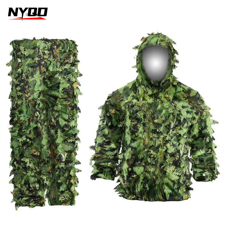 Traje de Camuflagem 3D Leaf Gh - Ghillie Suit Woodland avaliação e preço