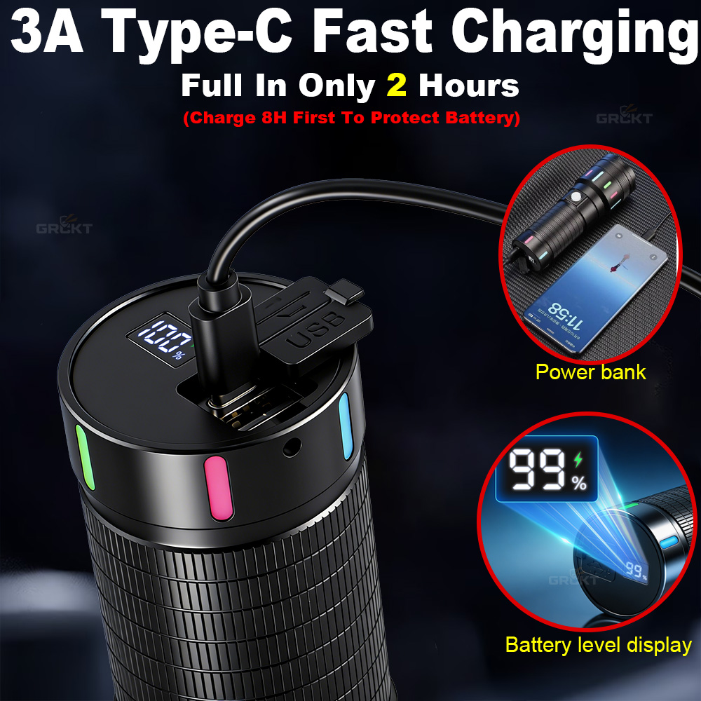 Lanterna LED Mais Poderosa 800 - Tactical Flashlight Rechargeable avaliação e preço