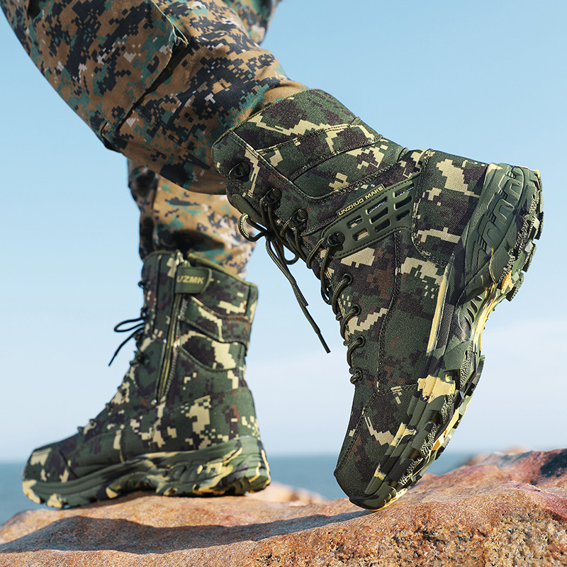 Botas masculinas de alta quali - Outdoor Hunting Boots For Men avaliação e preço