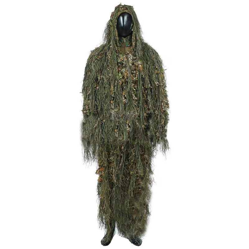 3D Bionic Leaf Hunting Uniform - Ghillie Suit Woodland avaliação e preço