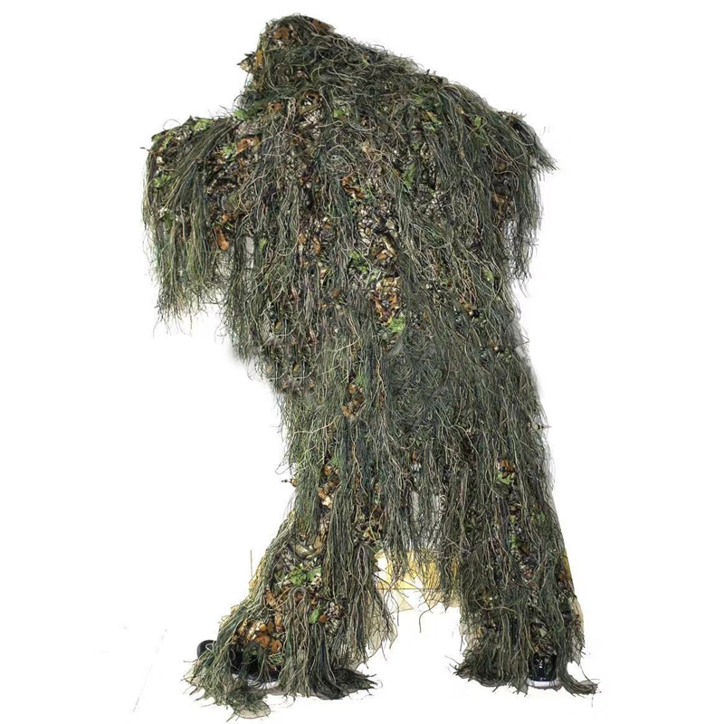 3D Bionic Leaf Hunting Uniform - Ghillie Suit Woodland avaliação e preço