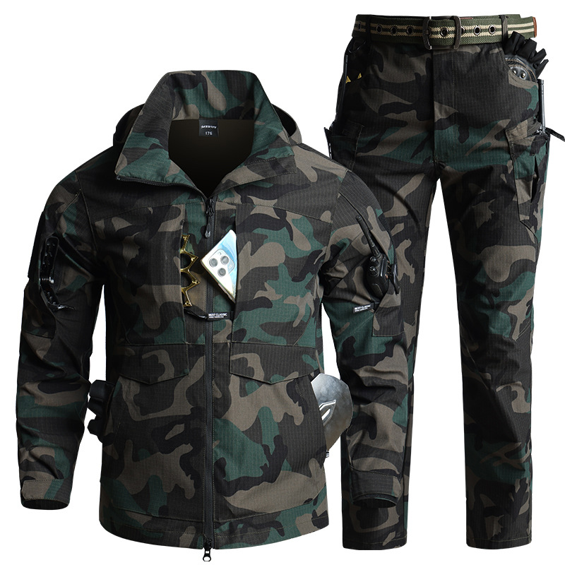 Conjunto Tático Camuflado Masc - Men'S Outdoor Hunting Jacket avaliação e preço