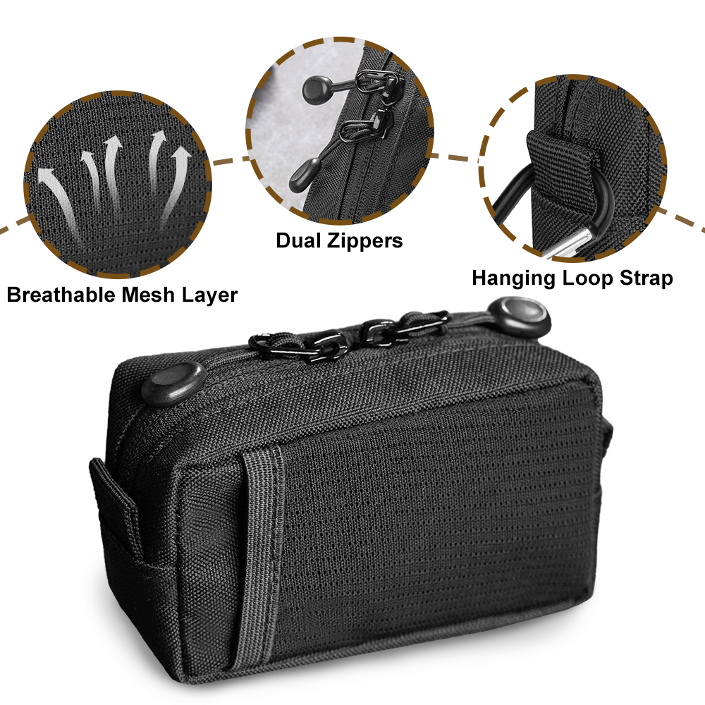 2 Peças de Bolsa Tática Multif - Outdoor Hunting Gear Storage avaliação e preço